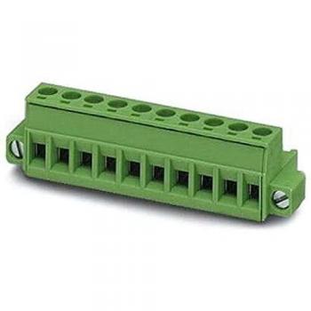 Bloque de Terminal Fem 6 Vías 12A Verde Paso 5.08mm