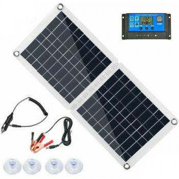 Cargador Solar Portátil 60W para Dispositivos Móviles