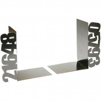 GRAUE Buchstützen Set Versa 20200061 – 2x 20 × 10 × 21 cm