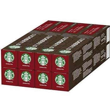 Starbucks Nespresso Sumatra Single Origin Cápsulas Café Intenso Tostado 8xTubo 10u
