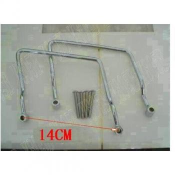 Chrome Saddlebag Support Bar for Honda Shadow Spirit VT750 DC 2000
