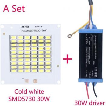 Paquete de chips SMD5730 con controlador LED para iluminación 200W, 100W, 50W, 30W y 20W