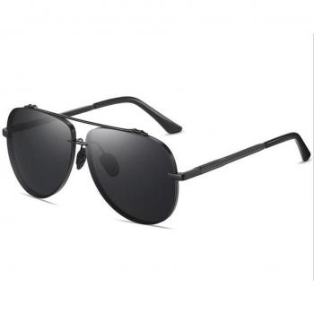 Men's Pilot TAC Polarized Metal Sunglasses with Yellow Lens SA663