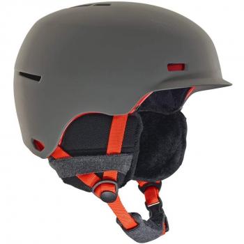 Snowboardhelm Anon Damen Raven – Grau – S (Deutsch)