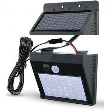 Linterna Solar LED con Sensor para Exteriores