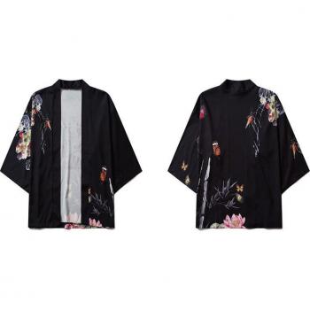 GONTHWID Lässige Schmetterlings Strickjacke