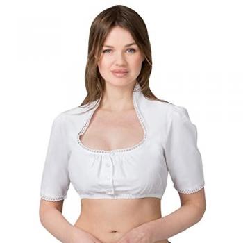 Dirndlbluse Everly von Stockerpoint, Weiß, Größe 38