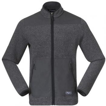 Maglione Leggero Uomo Bergans Nordmarka ReWool Verde XL