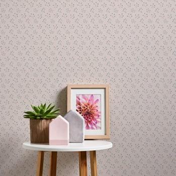 Papier Peint Charme Cottage Beige