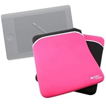 Funda Reversible Rosa/Negra en Neopreno DuraGadget para Intuos Pro S