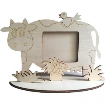 Wooden Animal Photo Frame for Kids