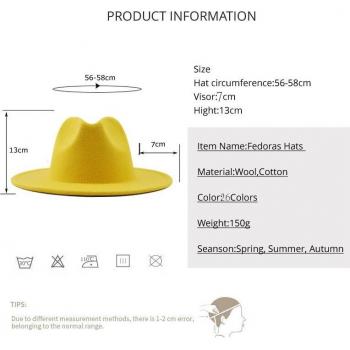 Trilby Hut aus Wollfilz mit breiter Krempe