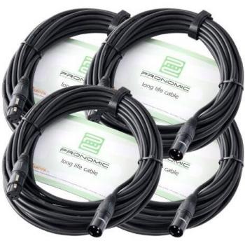 Pronomic XFXM-10 Mikrofonkabel 10 m Audio-Kabel,