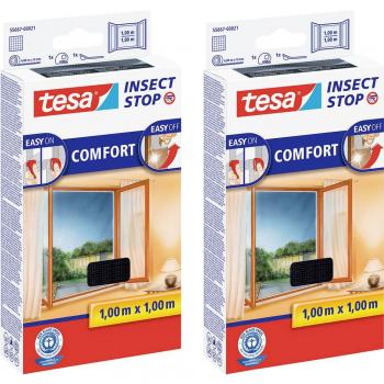 Moustiquaire TESA 55667 A enroulement latéral fibre de verre magnétique