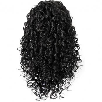 Extensions cheveux noirs afro bouclés longues