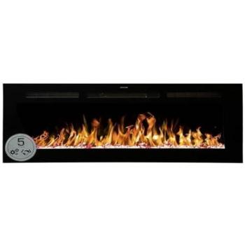 Chimenea eléctrica de pared con 13 colores de llama Mystflame Galaxy