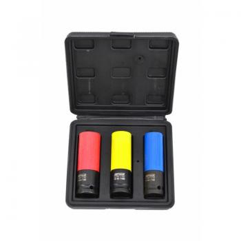 Kit di chiavi a bussola per cerchi in lega 17-19-21mm 3 pezzi