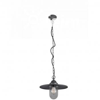 Lampada Sospensione Esterno Alluminio Vintage Antracite Brenta GD Trio