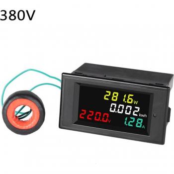 AC Multimeter with Color Display 220V 380V 100A