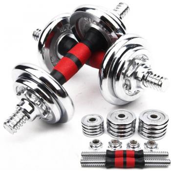 Manubri Acciaio 30 kg – Set Regolabile per Palestra