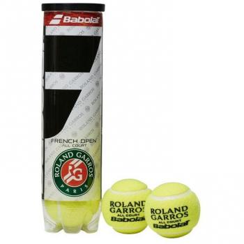 Babolat French Open All Court Tennisbälle, 4 Stück, Gelb