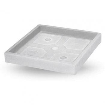 VECA 50 cm Platillo Cuadrado Blanco