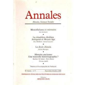ANNALES HISTOIRE, SCIENCES SOCIALES N° 5 SEPTEMBRE-OCTOBRE 1999