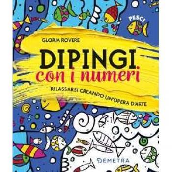 Dipingi con i numeri. Con 3 pennelli. Con tela disegnata e numera...