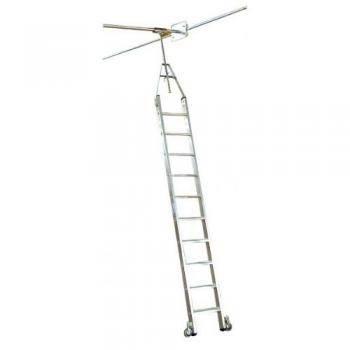 Scala a gradini KRAUSE per scaffalature doppie