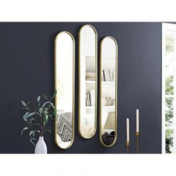 Lot de 3 miroirs ovales