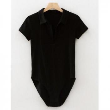 Body de Mujer Sky Blanca, Manga Corta, Cuello V