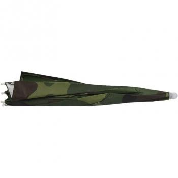 Parapluie casque à motif camouflage et bandeau souple