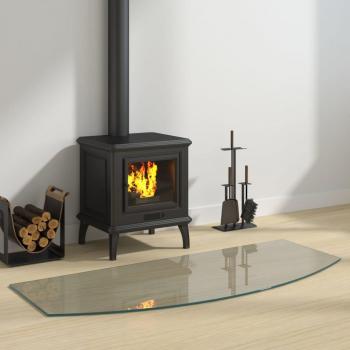 VidaXL Fireplace Glass Plate