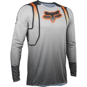Maillot FOX 360 VIZEN Gris-Orange pour motocross, Taille M