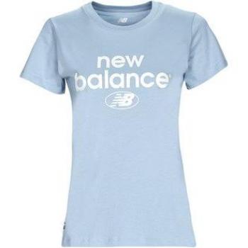 New Balance Damen T-Shirt Essentials Graphic Athletic Fit Grau S