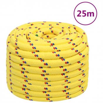 Corda da Barca Gialla 20 mm 25 m in Polipropilene