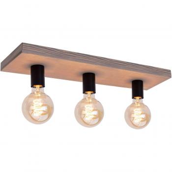 Envostar Lobo 3-Bulb Ceiling Light Grey Pine