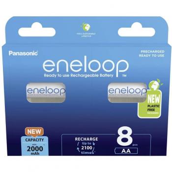 Eneloop BK-3MCDE/8BE, Piles Rechargeables AA