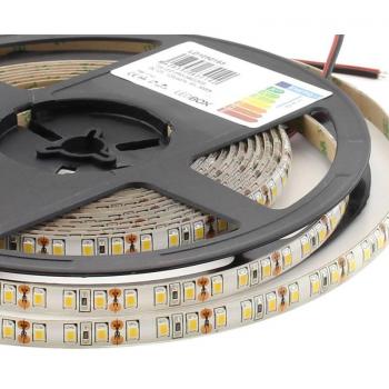 Fita LED 12V Samsung SMD2835 5m 120LED/m 90W Branco Quente IP65