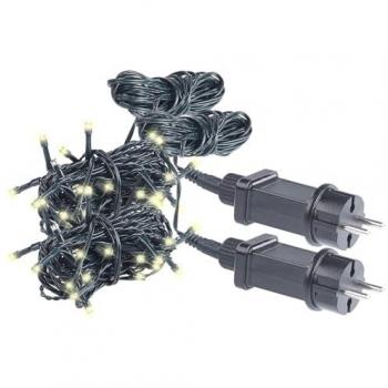 Lunartec – Lumière Douce Blanc Chaud – 9 m, 40 LED, Intérieur/Extérieur