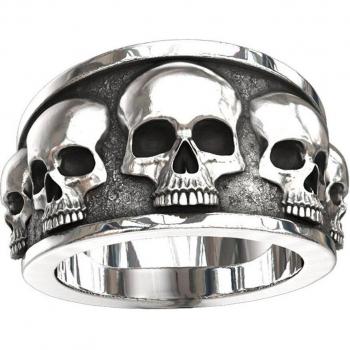 Biker Punk Bagues Dominatrices pour Hommes