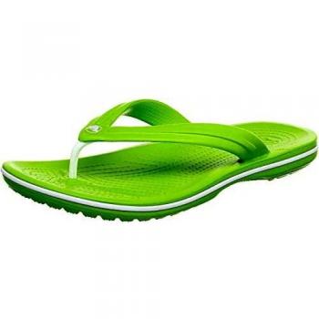 Crocs Crocband Flip, Chanclas Unisex, 45/46, Verde