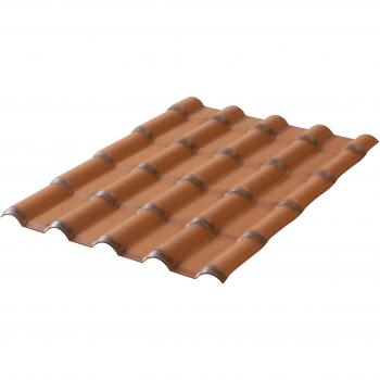 Panneau PVC Imitation Tuile 222 cm