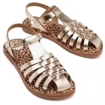 UK 5.5 Gioseppo Auburn Sandals – Platinum Edition (Girls)