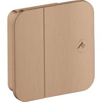 Robinet d'arrêt encastré 1 consommateur Axor One, Hansgrohe, or rouge brossé