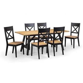 Hockley Black Table and Chairs Set