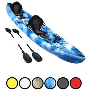 Bluefin Tandem 2+1 Sit On Top Fishing Kayak (Blue)