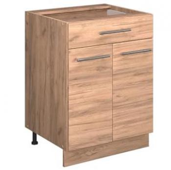 Mobiletto cucina Vicco 60 cm Quercia dorata con cassetto
