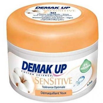 Demak Up Cotons Démaquillants Imprégnés Sensitive Pot de 30