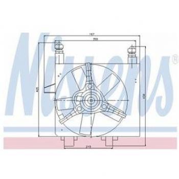 Nissens 85056 Radiador de Motor